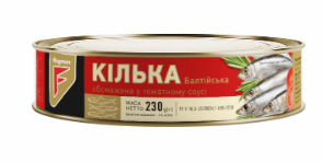 Кілька обсмажена, в томатному соусі FLAGMAN 230 г